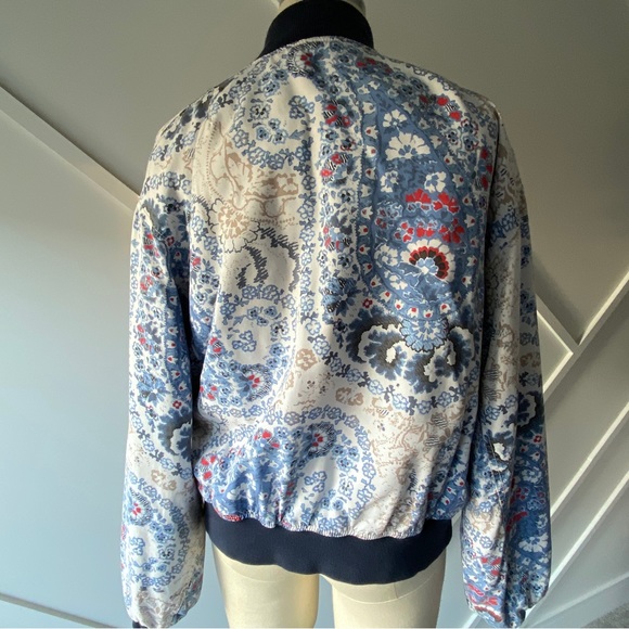 Free People Paisley Bomber Jacket - XS - Picture 4 of 11